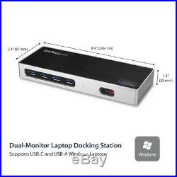 StarTech. Com Dual-4K Docking Station with 6 x USB 3.0 Ports DK30A2DH