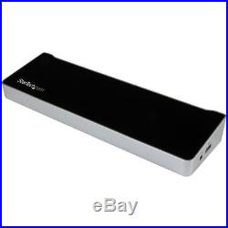 StarTech. Com Triple-4K Monitor USB-C Docking Station for Laptops (Black/Silver)