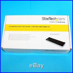 StarTech. Com USB 3.0 Docking Station for 2 x Laptops with File and Peripheral