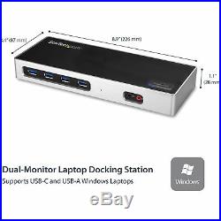 StarTech. Com USB-C / USB 3.0 Docking Station Universal Laptop Docking Station