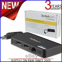 StarTech. Com USB to Dual Display PortDual Monitor Mini Docking Station4K 60Hz