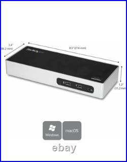 StarTech Dual Monitor USB 3.0 Laptop Docking Station with HDMI, DVI, USB RRP £125 StarTech Dual Monitor USB 3.0 Laptop Docking Station with HDMI, DVI, USB RRP £125