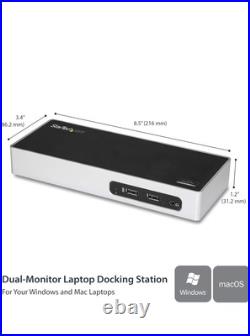 StarTech Dual Monitor USB 3.0 Laptop Docking Station with HDMI, DVI, USB RRP £125 StarTech Dual Monitor USB 3.0 Laptop Docking Station with HDMI, DVI, USB RRP £125