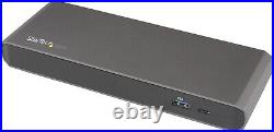 StarTech TB3DK2DPPDUE Thunderbolt 3 USB-C 4K Dual Monitor Docking Station no PSU