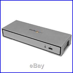StarTech Thunderbolt 2 Docking Station 4K HDMI or mDP USB Fast-Charge eSATA