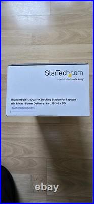 StarTech Thunderbolt 3 Dual 4K 60Hz Monitor Laptop Docking Station StarTech Thunderbolt 3 Dual 4K 60Hz Monitor Laptop Docking Station