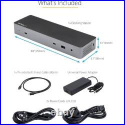 StarTech Thunderbolt 3 and USB-C Docking Station Dual 4K 60Hz DisplayPort 1.4 or