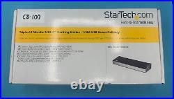 StarTech Triple 4K Monitor, USB-C Docking Station Dual DP + HDMI DK30CH2DEPUE