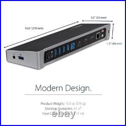 StarTech Triple-Monitor USB 3.0 Docking Station 1x HDMI 2x DisplayPort StarTech Triple-Monitor USB 3.0 Docking Station 1x HDMI 2x DisplayPort