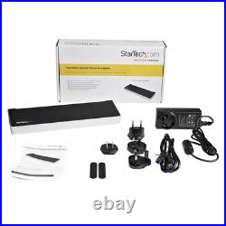StarTech Triple-Monitor USB 3.0 Docking Station 1x HDMI 2x DisplayPort StarTech Triple-Monitor USB 3.0 Docking Station 1x HDMI 2x DisplayPort