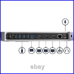 StarTech Triple-Monitor USB 3.0 Docking Station 1x HDMI 2x DisplayPort StarTech Triple-Monitor USB 3.0 Docking Station 1x HDMI 2x DisplayPort