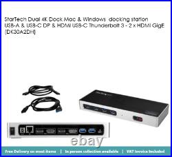 StarTech USBC / USB 3.0 DOCKING STATION HDMI DP