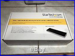 StarTech USB C Docking Station Triple 4K Monitors Windows/Mac USB C L