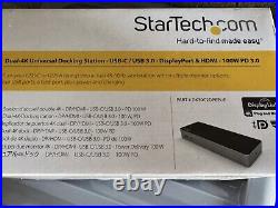 StarTech USB-C Hybrid Universal Laptop Docking Station DK30C2DPPDUE