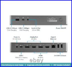 StarTech USB-C Hybrid Universal Laptop Docking Station DK30C2DPPDUE