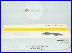 StarTech.com Dual-4K monitor Docking station Mac / Win laptops USB-C & USB-A 3.0