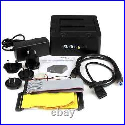 StarTech.com Dual-Bay USB 3.0 to SATA and IDE Hard Drive Docking Station USB