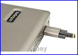 StarTech.com USB C Dock USB-C to DisplayPort 4K 30Hz or VGA 65W USB Power