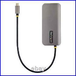 StarTech.com USB C Multiport Adapter 4K 60Hz HDMI Video 3 Pt 5Gbps USB-A Hub