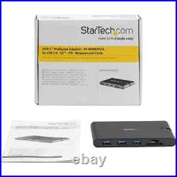 StarTech.com USB C Multiport Adapter USB Type-C Mini Dock with HDMI 4K or V