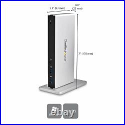 Startech.com Dual-Monitor USB 3.0 Docking Station with Dual DVI Video, USB Hub GbE Startech.com Dual-Monitor USB 3.0 Docking Station with Dual DVI Video, USB Hub GbE