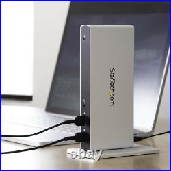 Startech.com Dual-Monitor USB 3.0 Docking Station with Dual DVI Video, USB Hub GbE Startech.com Dual-Monitor USB 3.0 Docking Station with Dual DVI Video, USB Hub GbE