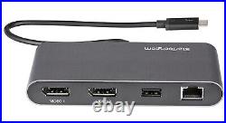 TB3DKM2DPL Thunderbolt 3 Dual DisplayPort Mini Bus Powered Dock St. For Laptops