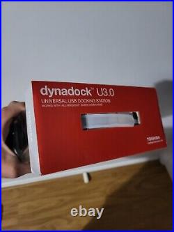 TOSHIBA Dynadock USB Docking Station Universal Dock HDMI DVI Gigabit Ethernet