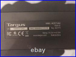 Targus ACP71AU USB3.0, Dual Video Docking Station, 9 Types Laptop Charging Port