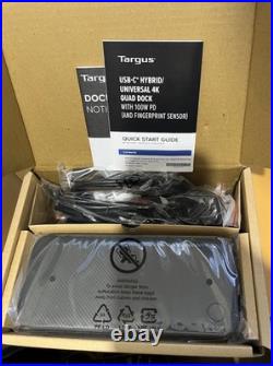 Targus USB-C Hybrid Universal 4K Quad Dock 100W PD Docking Station (DOCK710EUZ) Targus USB-C Hybrid Universal 4K Quad Dock 100W PD Docking Station (DOCK710EUZ)