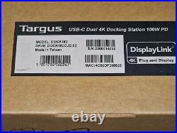 Targus USB-C Universal DV4K Docking Station with 100W Power Delivery, DOCK182EUZ