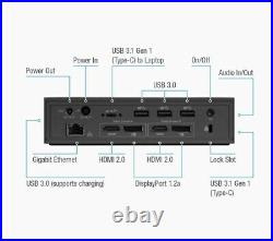 Targus USB-C Universal Dual Video 4K Docking Station with 100W Power