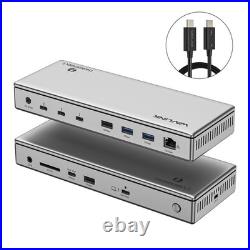 Thunderbolt 4 Docking Station 2x 4K Monitors 98W PD 2.5GbE 40Gbps Data Transfer Thunderbolt 4 Docking Station 2x 4K Monitors 98W PD 2.5GbE 40Gbps Data Transfer