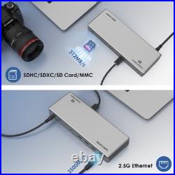 Thunderbolt 4 Docking Station 2x 4K Monitors 98W PD 2.5GbE 40Gbps Data Transfer Thunderbolt 4 Docking Station 2x 4K Monitors 98W PD 2.5GbE 40Gbps Data Transfer