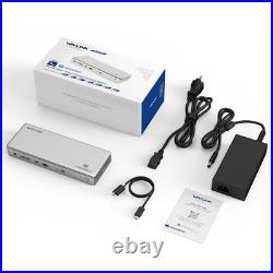 Thunderbolt 4 Docking Station 2x 4K Monitors 98W PD 2.5GbE 40Gbps Data Transfer Thunderbolt 4 Docking Station 2x 4K Monitors 98W PD 2.5GbE 40Gbps Data Transfer