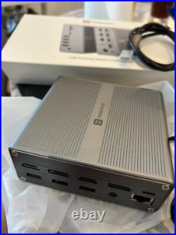 Tobenone 18-In-1 Docking Station USB 3.0/USB-C Dual Monitor Universal Dock (EU)