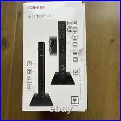 Toshiba PA5217E-1PRP Dynadock 4K USB 3.0 Docking Station Open, Never used