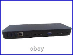 Toshiba PA5281E-1PRP Thunderbolt 3 USB-C 4K Docking Station no PSU