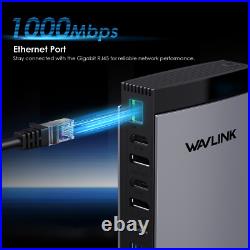 Triple 4K Display USB C Docking Station DisplayLink Dock 15IN1 for M1 M2 M3 Mac Triple 4K Display USB C Docking Station DisplayLink Dock 15IN1 for M1 M2 M3 Mac