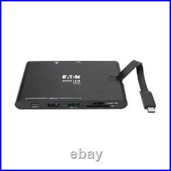 Tripp Lite U442-DOCK3-B USB-C Dock 4K HDMI VGA USB 3. X (5Gbps) USB-A/C Hub