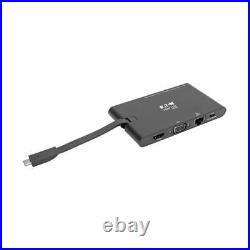 Tripp Lite U442-DOCK3-B USB-C Dock 4K HDMI VGA USB 3. X (5Gbps) USB-A/C Hub