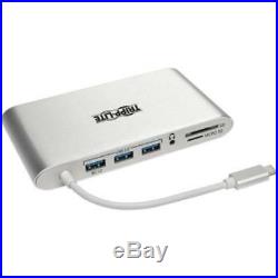 Tripp Lite USB-C Docking Station USB-A USB Type-C DVI HDMI VGA DP mDP Gbe USB