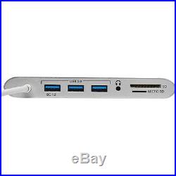 Tripp Lite USB-C Docking Station USB-A USB Type-C DVI HDMI VGA DP mDP Gbe USB