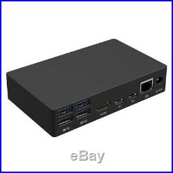 Type-C Docking Station 6 USB3.0-A PD RJ45 Gigabit Network HDMI 4K Expansion US
