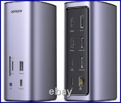 UGREEN 12-in-1 USB C Docking Station Supports 8K Triple Display Mac PC UGREEN 12-in-1 USB C Docking Station Supports 8K Triple Display Mac PC