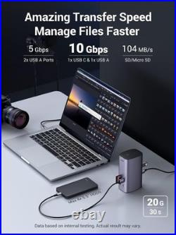 UGREEN 12-in-1 USB C Docking Station Supports 8K Triple Display Mac PC UGREEN 12-in-1 USB C Docking Station Supports 8K Triple Display Mac PC