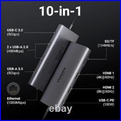 UGREEN Docking Station, Revodok Pro 210 USB C Hub (10-in-1) with Dual UGREEN Docking Station, Revodok Pro 210 USB C Hub (10-in-1) with Dual