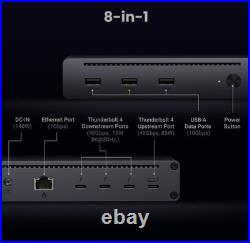 UGREEN Revodok Max 208 Thunderbolt 4 Dock, 8-in-1, Single 8K or Dual 4K@60Hz UGREEN Revodok Max 208 Thunderbolt 4 Dock, 8-in-1, Single 8K or Dual 4K@60Hz