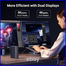 UGREEN Revodok Max 213, Thunderbolt 4 Dock (13-in-1)with Dual 4K@60Hz, 8k Display