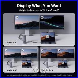 UGREEN Revodok Max 213, Thunderbolt 4 Dock (13-in-1)with Dual 4K@60Hz, 8k Display
